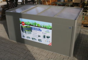 Biohort Metall-Hochbeet mit Frühbeet-Abdeckung