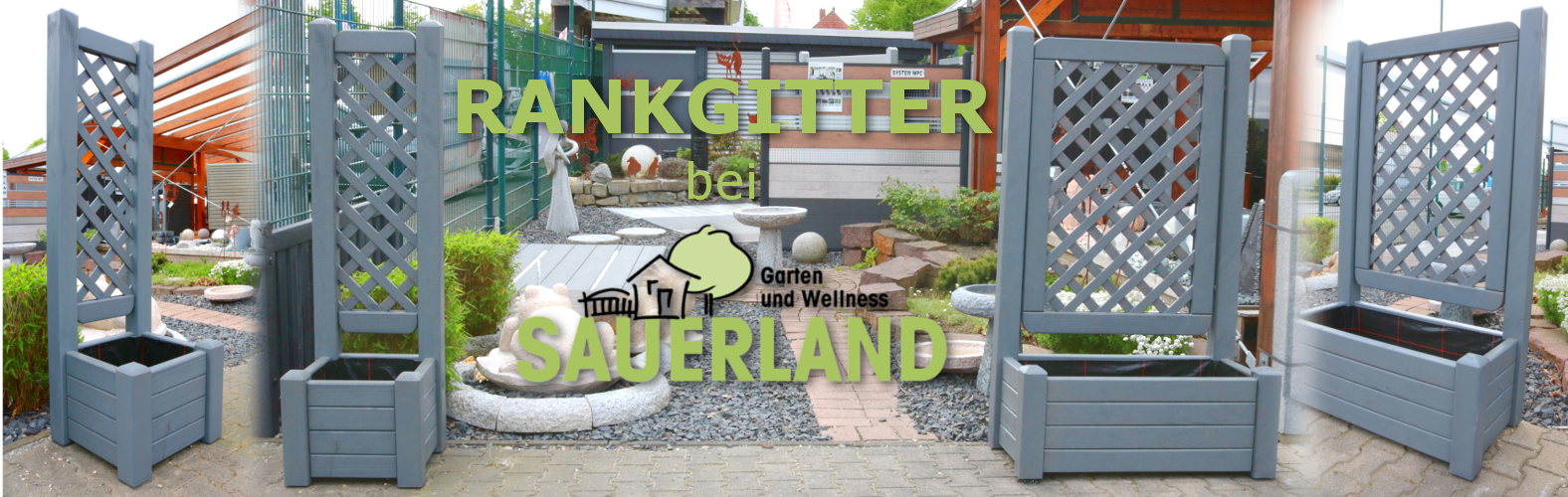 Rankgitter Aus Holz Mit Pflanzkasten Bei Sauerland Sauerland Gmbh